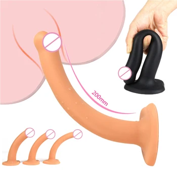 Faak moterų masturbacija varpos dildo vyrų Didžiulis minkštas skystu silikonu s/m/lFlexible Varpos Moterų Masturbator Sekso Žaislai