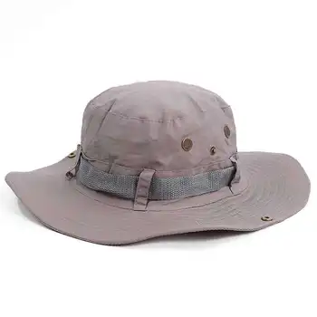 Lauko laipiojimo skrybėlę vasarą, lauko kempingas, žygiai vyrų turas žvejybos hat veido apsaugos priemonės