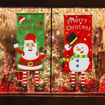 Linksmų Kalėdų Dekoravimo Kalėdų Priebučio Duris Reklama Kalėdų Dekoracijas Namuose Kabo Ornamentu Naujųjų Metų Veranda, Pasirašyti Natal