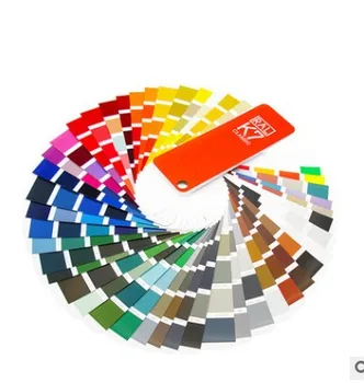 Originalus Vokietija RAL K7 tarptautinė standartinė spalva kortelės raulis - dažų dangos spalvų paletės dažų 213 spalvų su Dovanų Dėžutė