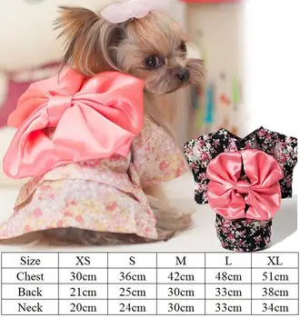 Japonijos ir korėjos Stiliaus Naminių Kačių Kimono Sulaužytų Gėlių pet drabužiai, šunų kačių kimono Apsirengti reikia Mažų Šunų Kačių Kailis