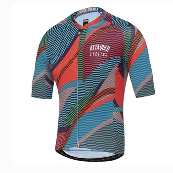 ATTAQUER jersey kostiumas 2020 spalvinga ciklo dėvėti MTB ropa ciclismo cycliste homme dviračių drabužius trumpomis rankovėmis jersey, šortai, kombinezonai su antkrūtiniais