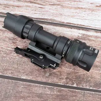 Medžioklės akyse M952V Skautų Šviesos diodų (LED) WeaponLight Nuolat Balta IR Trumpalaikis Baltos spalvos Režimu Išėjimo Žibintuvėlis QD Mount