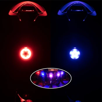 Kūrybos dviračių šviesos kelis apšvietimo režimas USB įkrovimo LED dviračio žibintas 