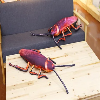 Instagram Šilčiausias Kūrybos Modeliavimas 3D Atspausdintas Tarakonai Pliušinis Žaislas Vabzdžių Pagalvė Pagalvės Vaikams Gimtadienio Dovana