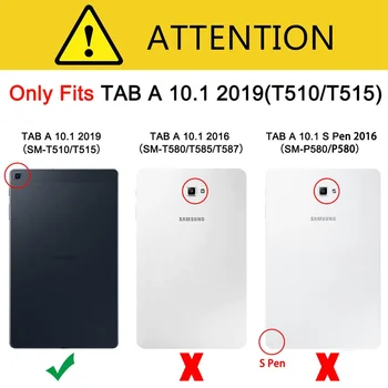 9H Grūdintas Stiklas Screen Protector for Samsung Galaxy Tab 10.1 2019 T510 T515 SM-T510/T515 Nulio Įrodymas, Apsauginės Stiklo Plėvelės