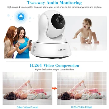 INQMEGA Debesis 1080P IP Kamera, Wireless Auto Stebėjimo Namų Apsaugos Kamera, Stebėjimo Kameros Wifi VAIZDO Kamera Kūdikio stebėjimo