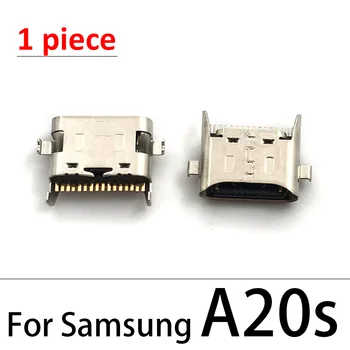 50Pcs/Daug USB Įkrovimo Jungtį Uosto Samsung A10 A20 A30 A40 A50 A60 A70 A01 A11 A20S A21 A21S A30S A50S A51 A51S A70S A71