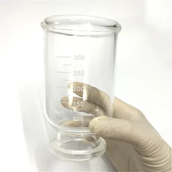 Stiklo Viršuje Puodelis 300ml Vakuuminio Filtravimo Aparatas Universalus Filtras Taurės Smėlio Core Tirpiklyje Filtras Vienetas Prietaiso Priedai