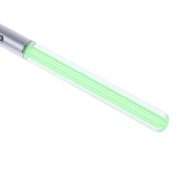 10vnt Patvarus Švyti Pen Flash Žibintuvėlis, Magic Wand Stick Lightsaber LED Šviesos Keychain Naujas