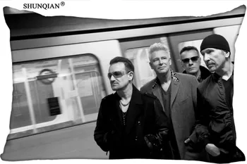 LUQI Valentino Dienos Dovana medvilnė, Pagalvė Padengti Airių Roko Grupė U2 Dekoratyvinis užvalkalas Kambarys Pagalvių užvalkalus