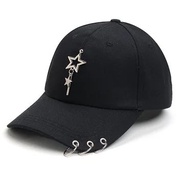 DYLAOPAN Vyrų Mados Kelionių Skrybėlė Berniukai Žiedas Reguliuojamas Moterų Beisbolo Kepurės, Gėlių Mergaičių Snapback Kepuraitės Moteriškos Bžūp Akių Skrybėlę