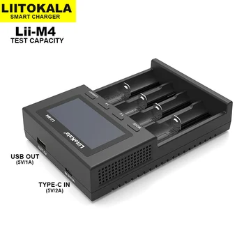 2021 LiitoKala Lii-M4 18650 li ion baterija, 