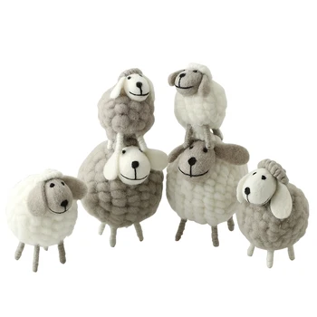 Naujagimio fotografijos rekvizitai Priedai Pliušinis Avių Baby nuotrauka prop Fotografia Avių Žaislas Europos Stiliaus Namo patalpų įrengimui skirti Dirbiniai