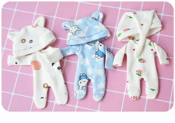 Ob11 kūdikių drabužių priedai nuskaitymo drabužius kvailas sleepwear Skrybėlę Rinkinys 12 taškų BJD Meijie kiaulių TGS molio būti dėvėti