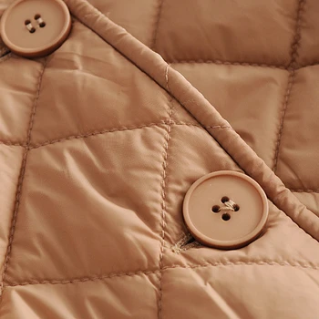 Wixra Moterų Medvilnės Paltai Varčias Parko Streetwear Prarasti Atskirai Krūtinėmis Striukė Vidurio Ilgai Ponios Rudenį, Žiemą