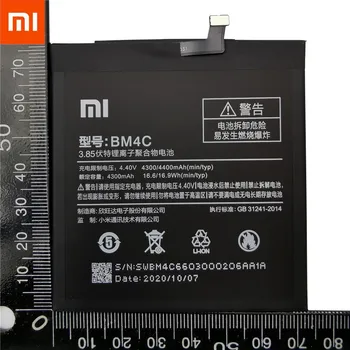 Originalus Xiaomi BM4C Mobiliojo Telefono Bateriją Xiaomi Mi Sumaišykite Pakeitimo Baterija 4400mAh Didelės Talpos Telefono Baterijas+Įrankiai