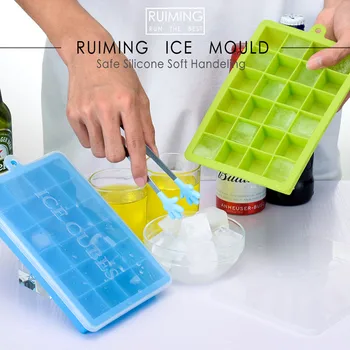 24 tinklelis ledo dėklas, ledo kubelių maisto silikono ledo sluoksnį vaisių ice maker