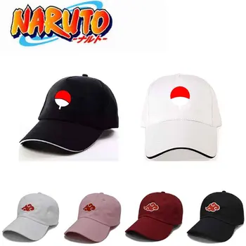 Anime Naruto Skrybėlę, Cosplay Kostiumai, Aksesuarai Sasuke Akatsuki Beisbolo Kepuraitę Sunhat