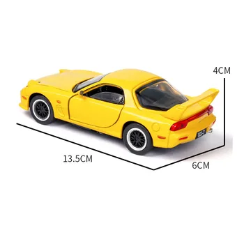 1:32 Mazda RX7 Automobilio Modelį Lydinio Automobilių lydinio Žaislas Automobilio Modelį Traukti Atgal, Vaikų Žaislas Kolekcionuojamų Nemokamas Pristatymas
