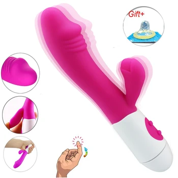 30 Greičiu G spot vibratorius, skirtas moters Klitorio magic wand vibratorius Makšties Massager Triušis dildo, vibratoriai moteris Sexe Žaislas Femme