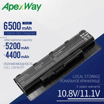 Apexway nešiojamas baterija Asus N46VJ N46VM N46VZ N56 N56D N56DP N56DY N56J N56JK N56JN N56JR N56V N56VB N56VJ N56VM N56VV N56VZ