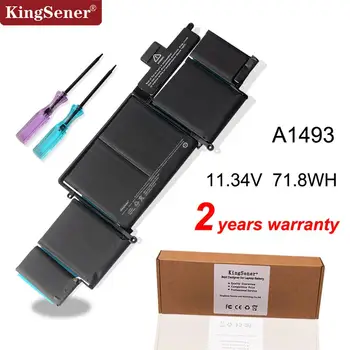 KingSener 11.34 V 6300mAh A1493 Nešiojamas Baterija arba Apple Macbook Pro Retina13 COLIŲ A1502 (2013 M. m.) Nemokamai Atsuktuvas