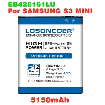 EB-L1M7FLU EB425161LU Samsung Galaxy S Duos S7562 i8160 S7566 S7568 S7582 S7560 S7580 i8190 i739 i669 J1 S3 Mini Baterija