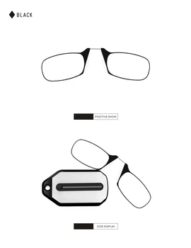 Nosies Poilsio Skaitymo Akiniai +1,0 iki +3.0, Nešiojamų SOS Piniginės Reader įrašą apie Mini skaitymo akiniai su byla