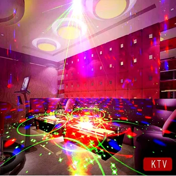 60in1 Modelio Poveikį Lazerio Šviesos DIODŲ Kristalų Magija Kamuolys Diskoteka RGB Projektoriaus Šalis, Apšvietimas DJ Apšvietimas, Lazerių Šou