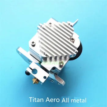 Visus metalo Prusa i3 Titan Aero ekstruderiu su varikliu + E3D Titan Aero Šilumos kriaukle + V6 hotend j-galvos MK2 3D spausdintuvas mašina