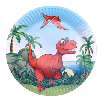 51PCS Dinozaurų Temą Servetėlės Papuošti Vėliavų, Puodelių Gimtadienio Kabo Reklama Kūdikių Dušas, Berniukai, Kids Džiaugtis Staltiesė Plokštės