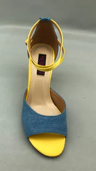Naujas Fashional patogus lotynų šokių batai, šokių salsa šokių bateliai tango bateliai moterims dvi tonas spalva 6237YJ