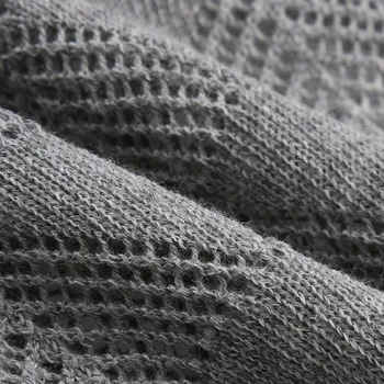 Rudenį, Žiemą Moterys Grįžtamasis Megztinis (puloveris) 2020 Megzti Tuščiaviduriai Mygtuką viršūnes atsitiktinis Trikotažas džemperis moterims Traukti Femme