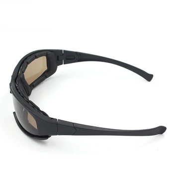 Lauko UV400 Dviračių Vyrų, Moterų akiniai karinės versija lauko vėjo x7 pC objektyvas fotografavimo taktika akiniai, akiniai kulka