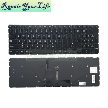 Nešiojamojo kompiuterio klaviatūrą skirtą Toshiba Satellite L50 L50-B L50D-S50 B-B MUS, anglų layout kbd trūksta apšvietimo apšvietimu originalas