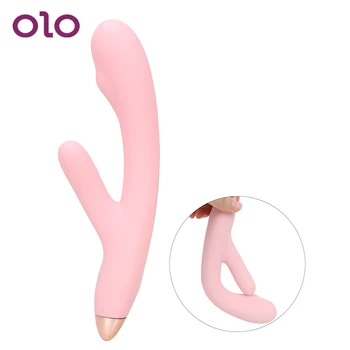 OLO 8 Greičiu Dildo Vibratorius Makšties Massager USB Įkroviklis Klitorio Stimuliatorius Moterų Masturbator Sekso Žaislai Moteris
