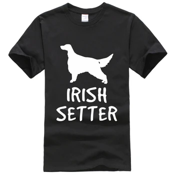Airių Seteris šunų mylėtojas savininkas Marškinėliai, Unisex, Mada Moterims, Vyrams trumpomis Rankovėmis mados stiliaus Marškinėliai