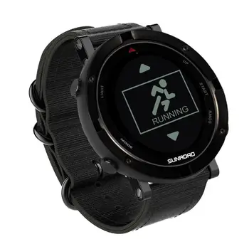 SUNROAD Digital Smart Sportinis Vyrų laikrodis Su Relogio GPS Širdies ritmas, Kompasas, Aukštimatis, Barometras Veikia Laikrodžius