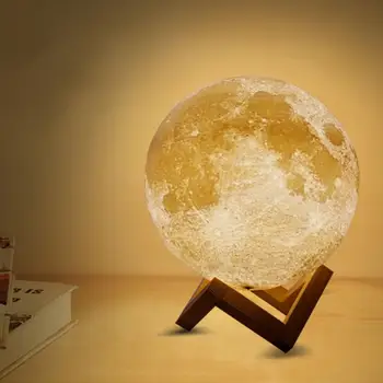 3D Spausdinimo Mėnulio Šviesos 3d Mėnulio Šviesos Lempos Naktį Šviesos Žvaigždynas Lempos Mielas Naktį Žibintai Vaikams Šilta Dovana
