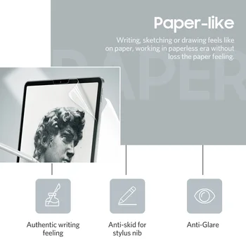 Knyga -Kaip Screen Protector, Matinė Plėvelė PET Anti Akinimo Tapybos Apple iPad 9.7 Pro 10.5 mini 5 Face ID 11 12.9 Naujų 10.2 colių