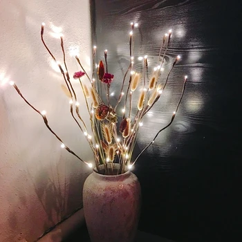 Kalėdų Dekoracijos Namų Gluosnio LED String Light 