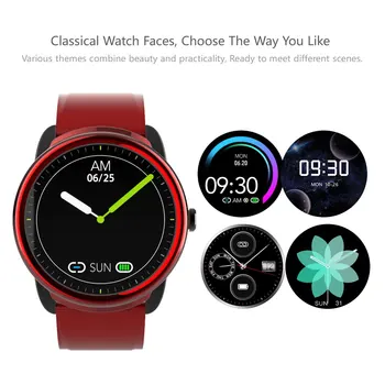 Smart watch Vyrai Moterys Laikrodis su MP3 Grotuvas, 128MB Fitness Tracker Išgirsti Norma, Kraujo Spaudimo Monitorius su TWS Ausines.