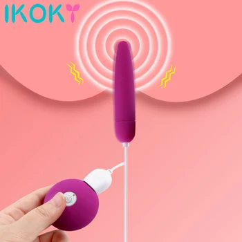 Mini G Spot Klitorio Massager Šlaplės Stimuliacija Varpos Plug Analinis Vibratorius Makšties Sekso Žaislas Vibruojantis Kiaušinis