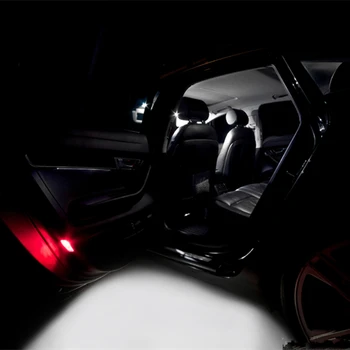 14pcs Canbus led Automobilių salono apšvietimas Paketo Komplektas Audi A6 C6 RS6 priedai 2005-2011 LED interjero šviesos