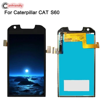 Katė S60 S 60 Ekranas+Touch Ekranas LCD Pakeitimo skaitmeninis keitiklis Surinkimo Dalys Caterpillar, Cat S60 S 60 Telefono lcd remontas