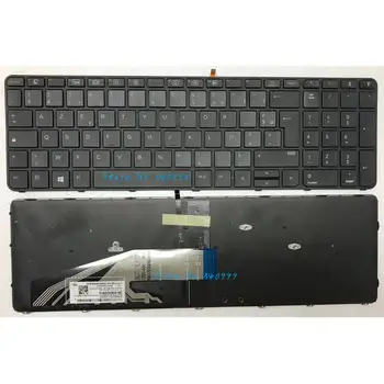 NAUJASIS prancūzijos HP ProBook 450 G3 455 G3 470 G3 G4 Klaviatūra Su Frame w/apšvietimu