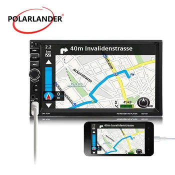 2 Din Automobilių Stebėti sensoriniu Ekranu 7 Colių Automobilio Radijo Veidrodis Nuorodą Android FM/MP5/USB/AUX-in 7031TM Multimedia 