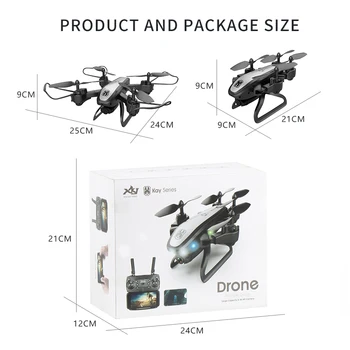 Profesija Drone 4K su HD Kamera, WIFI, 1080P vaizdo Kamera Sekite Mane Quadcopter FPV Profesinės Drone Ilgas Baterijos veikimo laikas Žaislas Vaikams