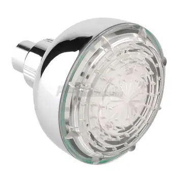 LED Dušo Galvutės, Šviesos, 7 Spalvų Keitimas Maišytuvas Vonios kambarys Showerhead Nešiojamų Vonioje Virš Galvos Purkštuvas LED Purkštuvų
